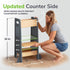Standing Toddler Tower with Sliding Safety Door