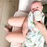 Gift Set: Alabama Baby Muslin Swaddle Blanket and Burp Cloth/Bib Combo