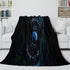 Alien Earth Blanket Pattern Flannel Throw Room Decoration