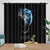 Alien Earth Curtains Pattern Blackout Window Drapes