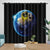 Alien Earth Curtains Pattern Blackout Window Drapes