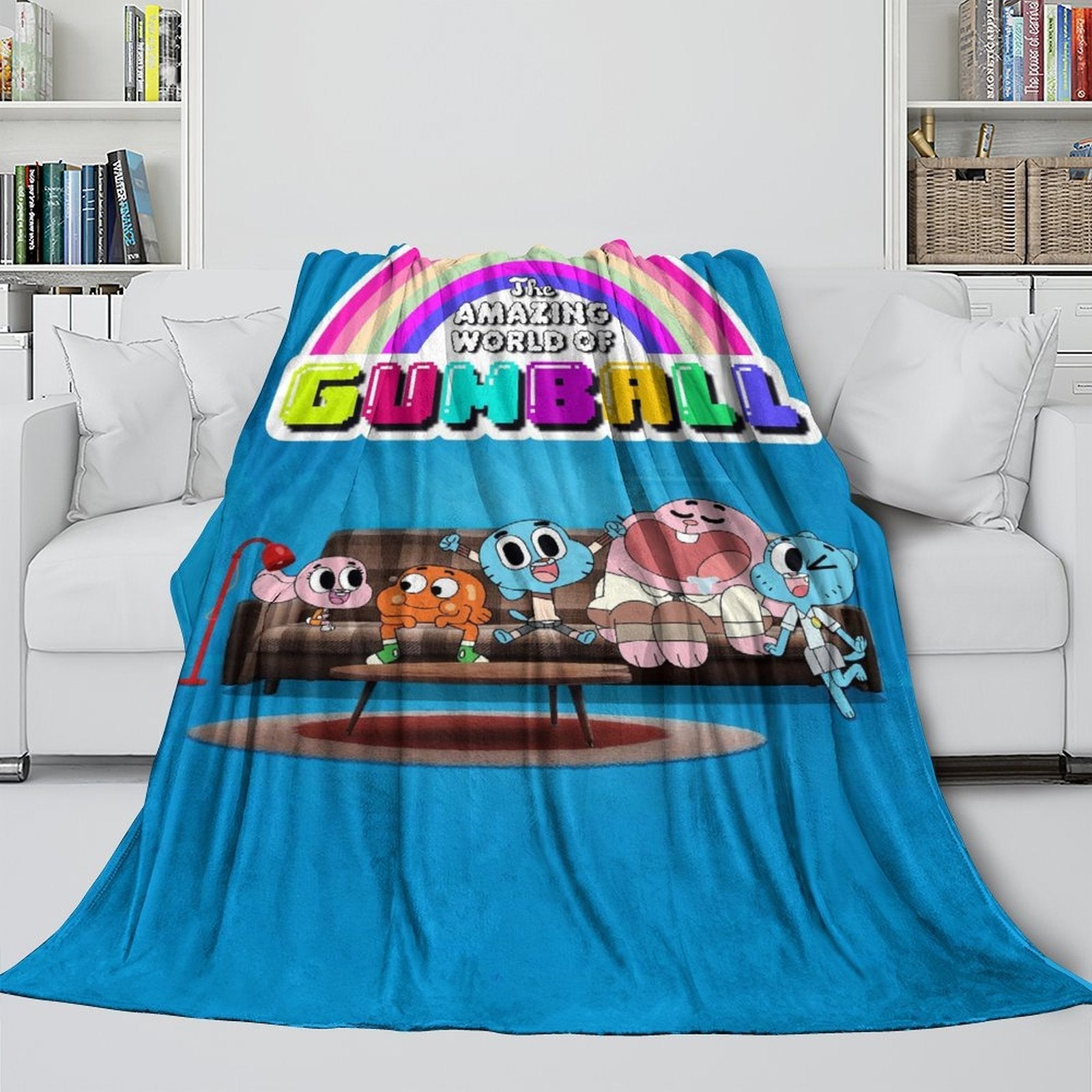 Amazing World of Gumball Blanket Flannel Throw Room Decoration