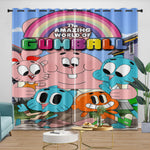 Amazing World of Gumball Curtains Movie Blackout Window Drapes
