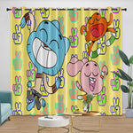 Amazing World of Gumball Curtains Movie Blackout Window Drapes