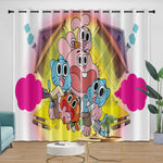 Amazing World of Gumball Curtains Movie Blackout Window Drapes