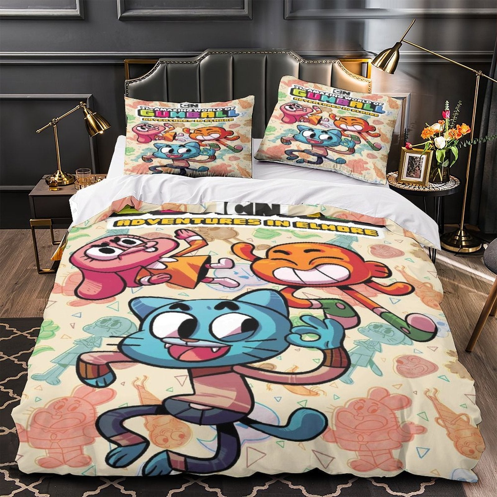 Amazing World of Gumball Duvet Cover Bedding Set Without Filler