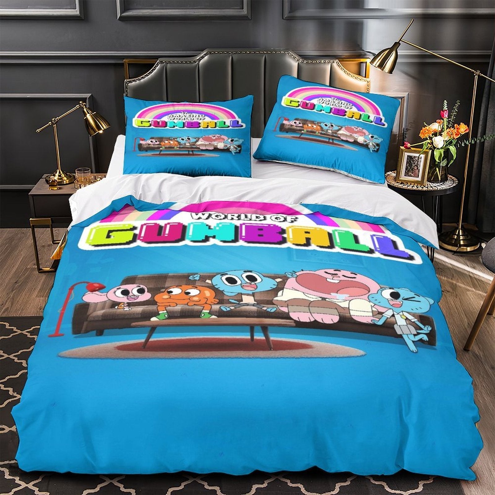 Amazing World of Gumball Duvet Cover Bedding Set Without Filler