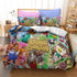 Animal Crossing Pattern Bedding Set Quilt Cover Without Filler