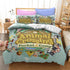 Animal Crossing Pattern Bedding Set Quilt Cover Without Filler