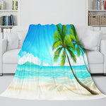 Animal Flower Soft Flannel Fleece Throw Cosplay Blanket