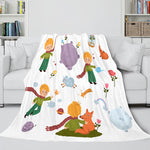 Animal Flower Soft Flannel Fleece Throw Cosplay Blanket