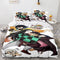 Anime Demon Slayer Cosplay Bedding Set Quilt Cover Without Filler