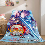 Demon Slayer Flannel Fleece Throw Blanket