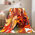 Anime Demon Slayer Flannel Fleece Throw Blanket