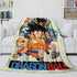 Anime Dragon Ball Blanket Flannel Fleece Throw Room Decoration