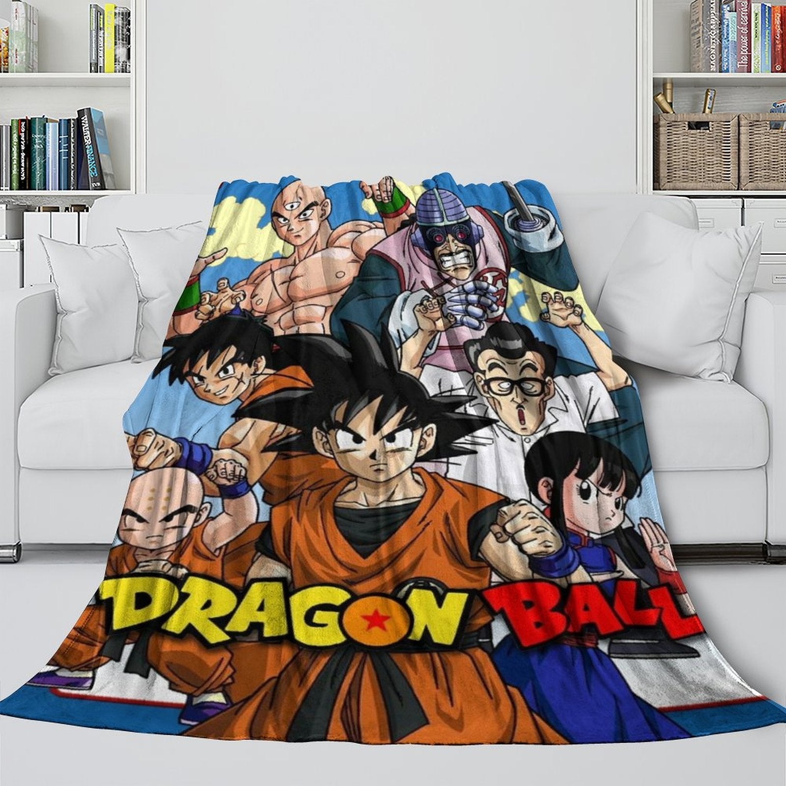 Anime Dragon Ball Blanket Flannel Fleece Throw Room Decoration
