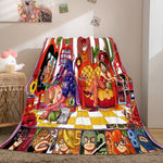 Anime ONE PIECE Cosplay Flannel Blanket Fleece Throw Blanket Sets