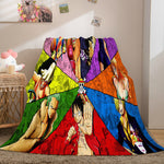 Anime ONE PIECE Cosplay Flannel Blanket Fleece Throw Blanket Sets