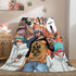 Anime ONE PIECE Cosplay Flannel Blanket Fleece Throw Blanket Sets