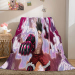 Anime ONE PIECE Cosplay Flannel Blanket Fleece Throw Blanket Sets