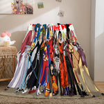 Anime ONE PIECE Cosplay Flannel Blanket Fleece Throw Blanket Sets