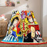 Anime ONE PIECE Cosplay Flannel Blanket Fleece Throw Blanket Sets