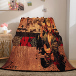 Anime ONE PIECE Cosplay Flannel Blanket Fleece Throw Blanket Sets