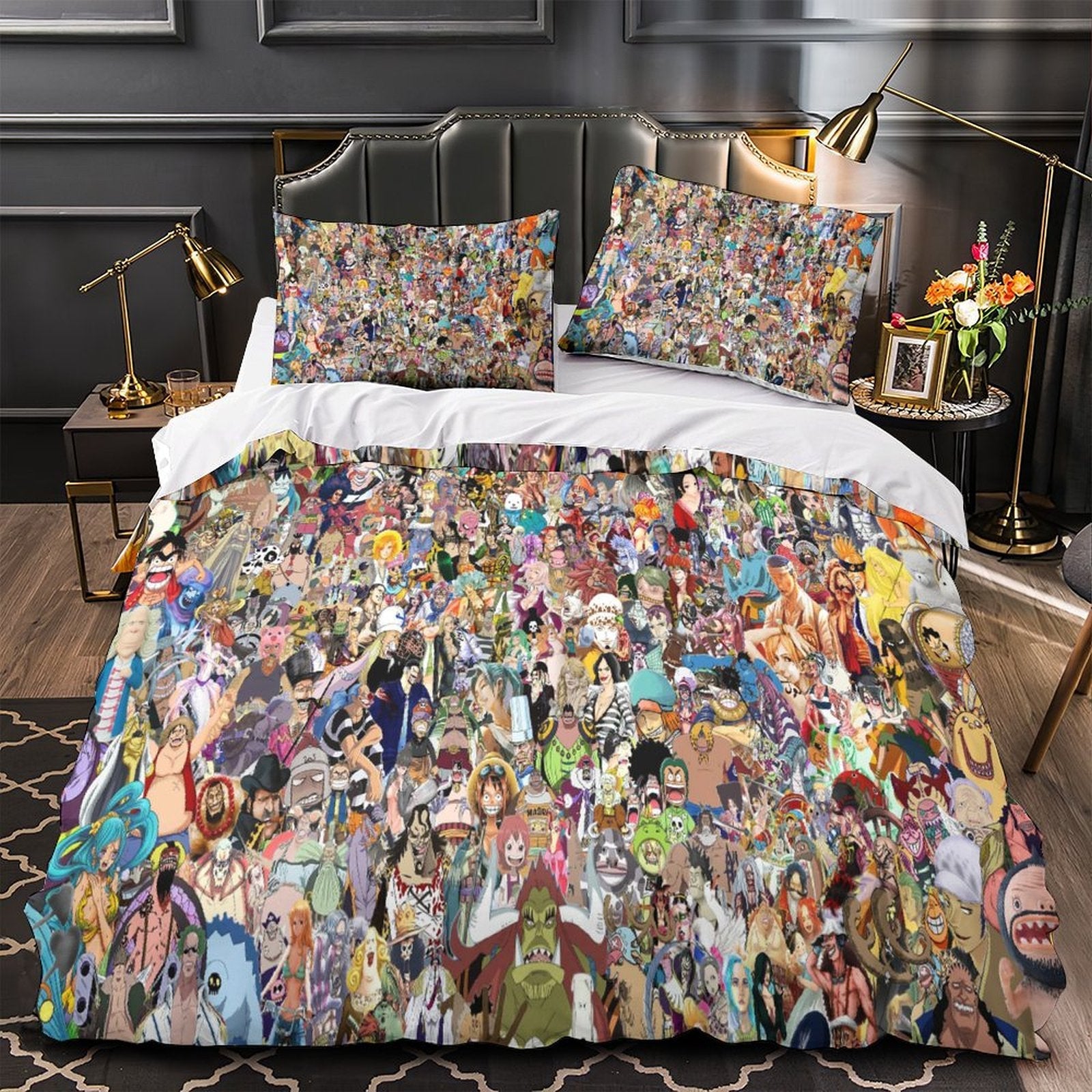 Anime One Piece Bedding Set Duvet Cover Without Filler
