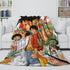 Anime One Piece Blanket Flannel Fleece Kids Throw Room Decoration