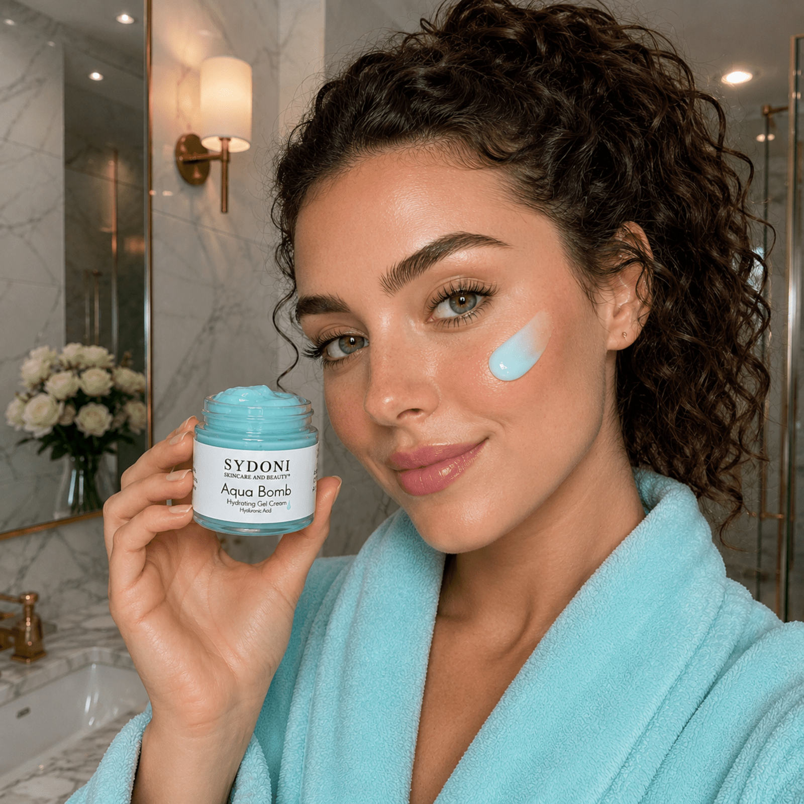 SYDONI AQUA BOMB HYDRATING GEL CREAM – Deep Hydration for Plump, Radiant Skin 1.7 fl. oz.