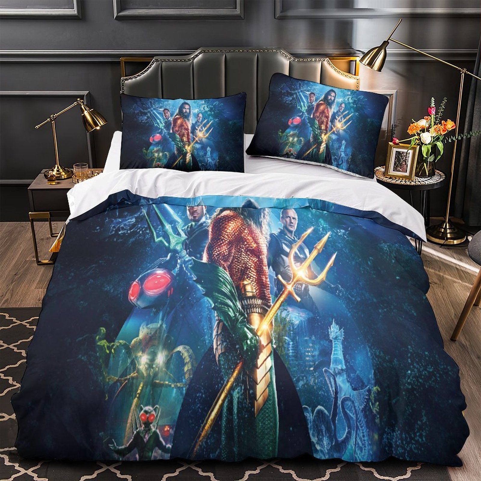 Aquaman and the Lost Kingdom Bedding Set Duvet Cover Without Filler