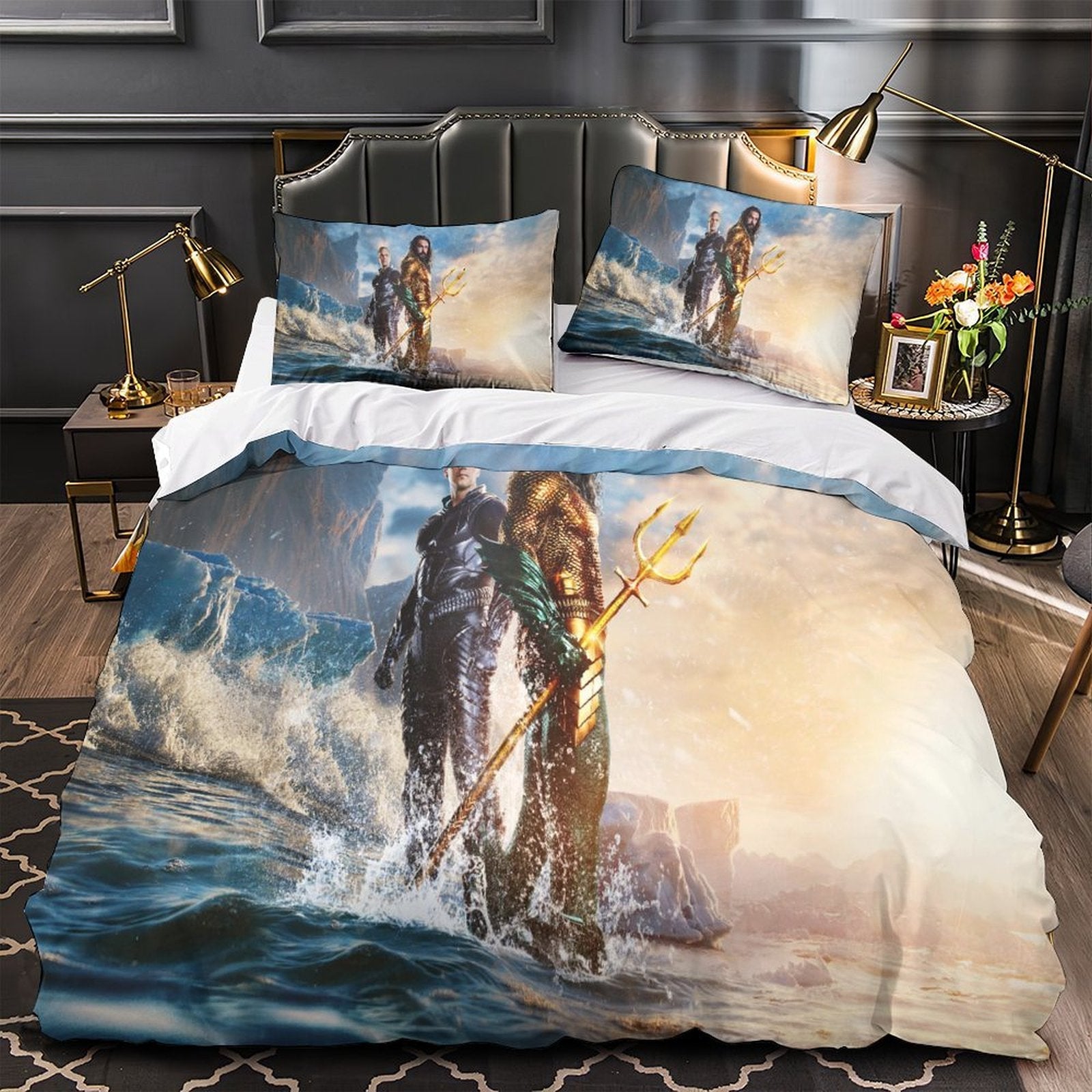 Aquaman and the Lost Kingdom Bedding Set Duvet Cover Without Filler