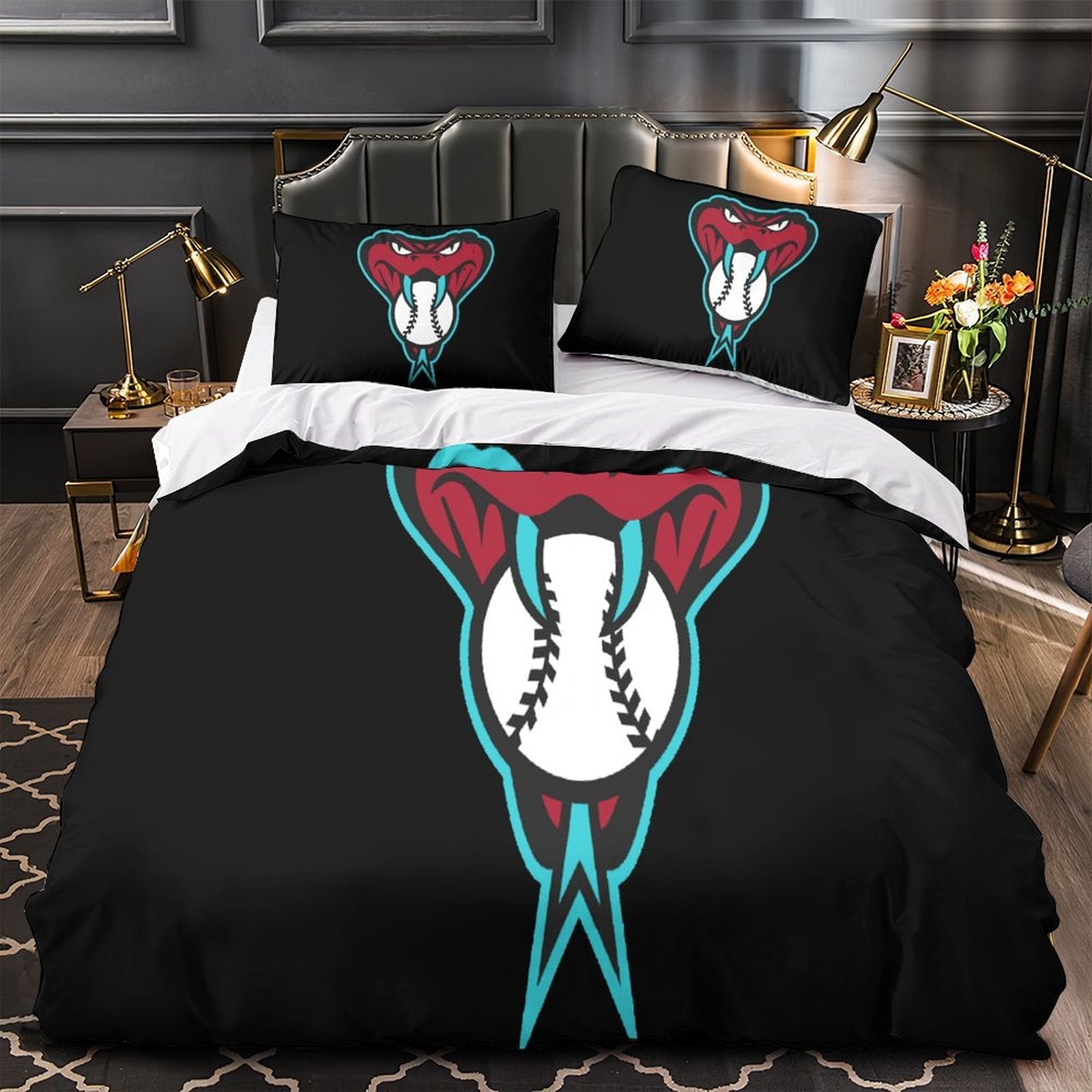 Arizona Diamondbacks Bedding Set Quilt Cover Without Filler