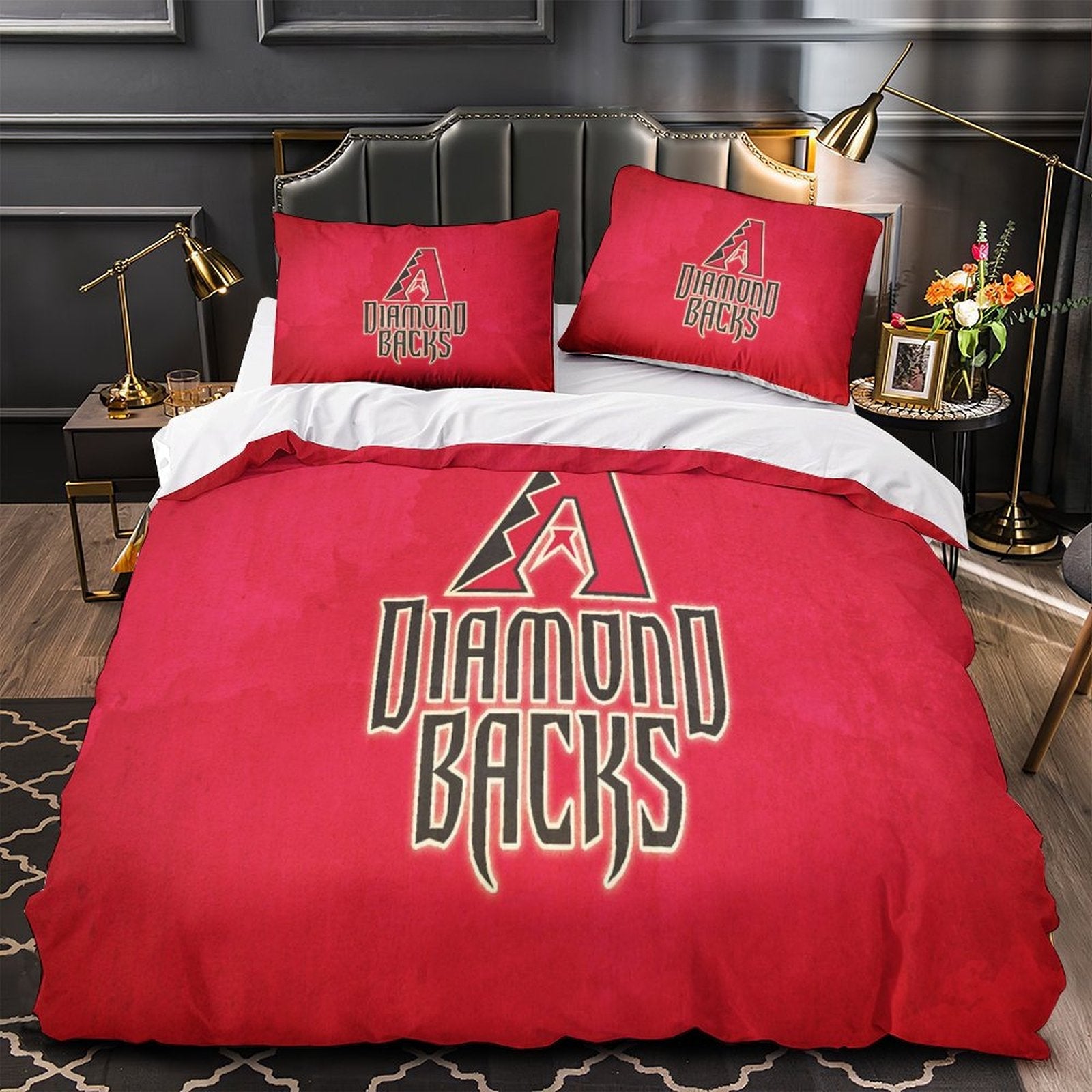 Arizona Diamondbacks Bedding Set Quilt Cover Without Filler