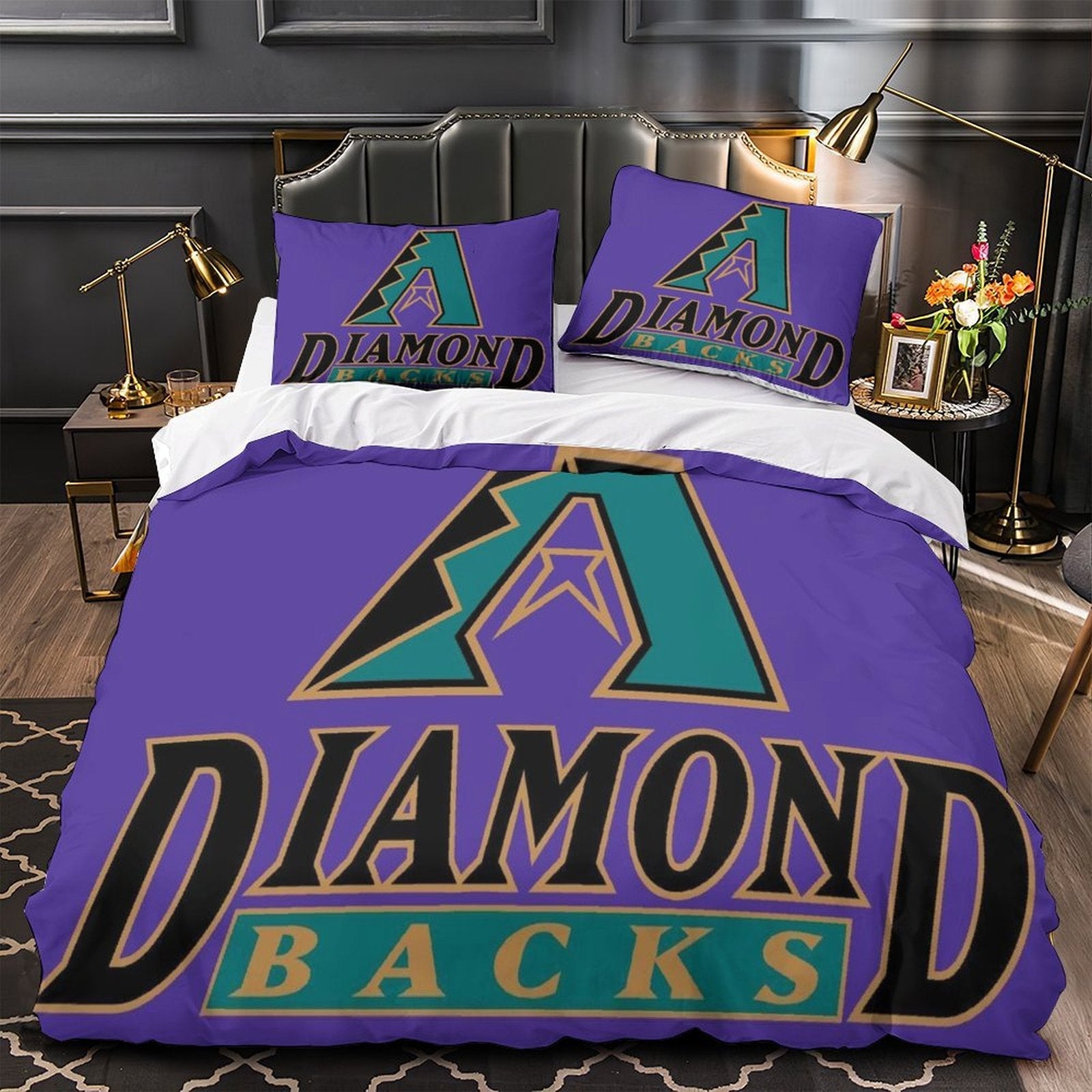 Arizona Diamondbacks Bedding Set Quilt Cover Without Filler