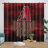 Arizona Diamondbacks Curtains Blackout Window Drapes Room Decoration