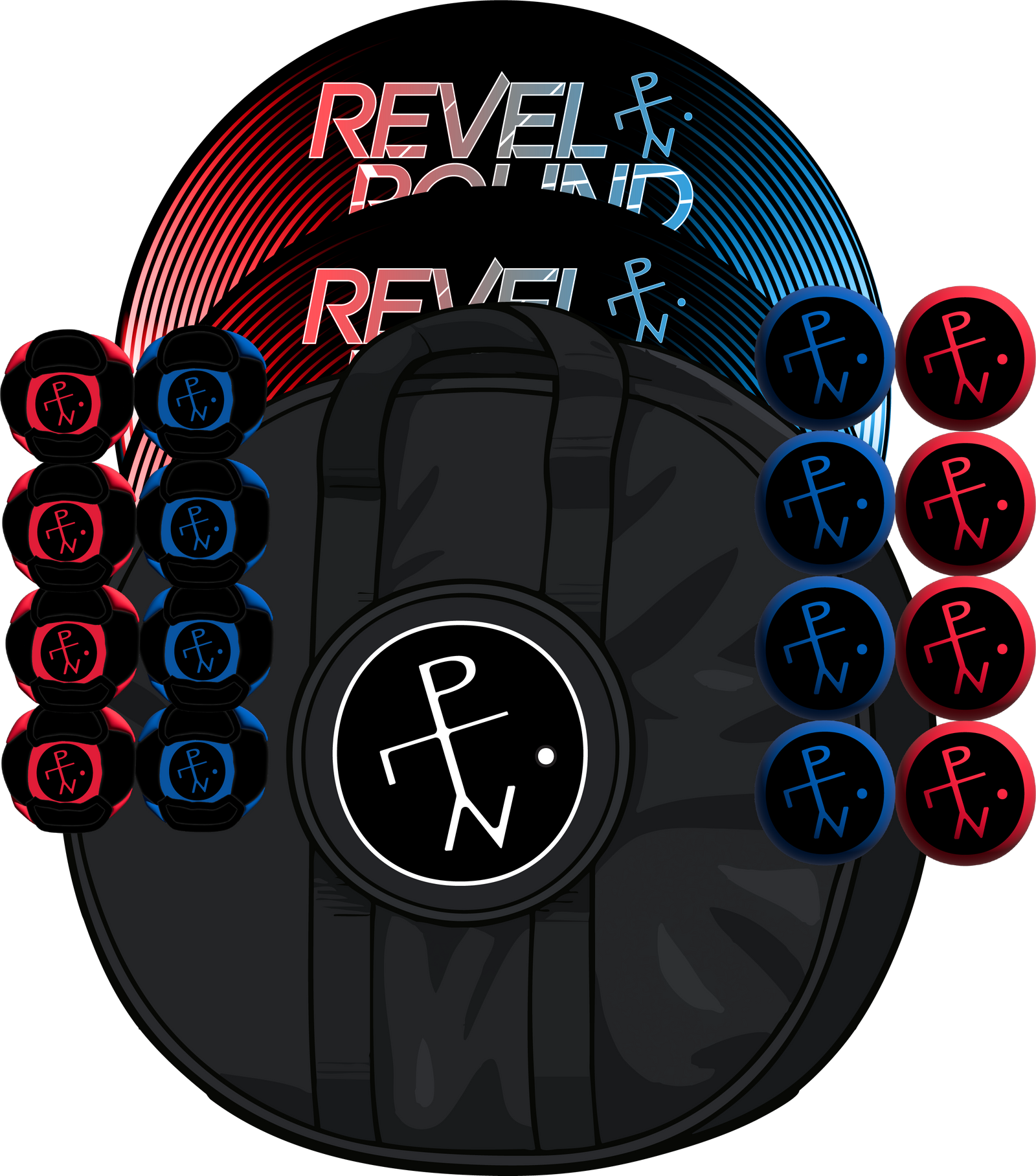 💿 Turntable Edition | Red & Blue Remix