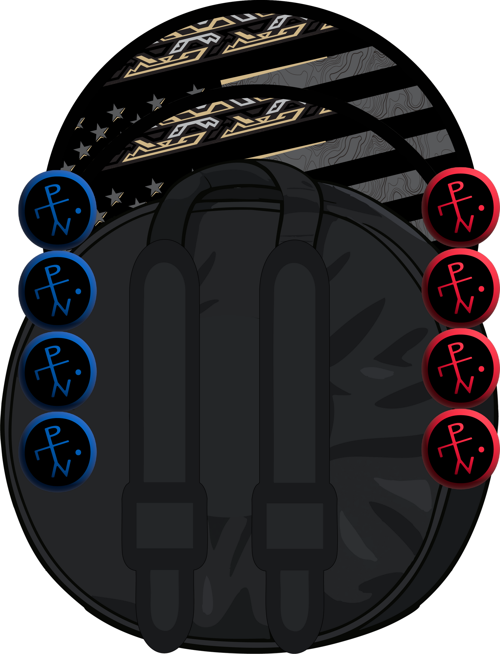 🇺🇸 American Swag Black/Gold