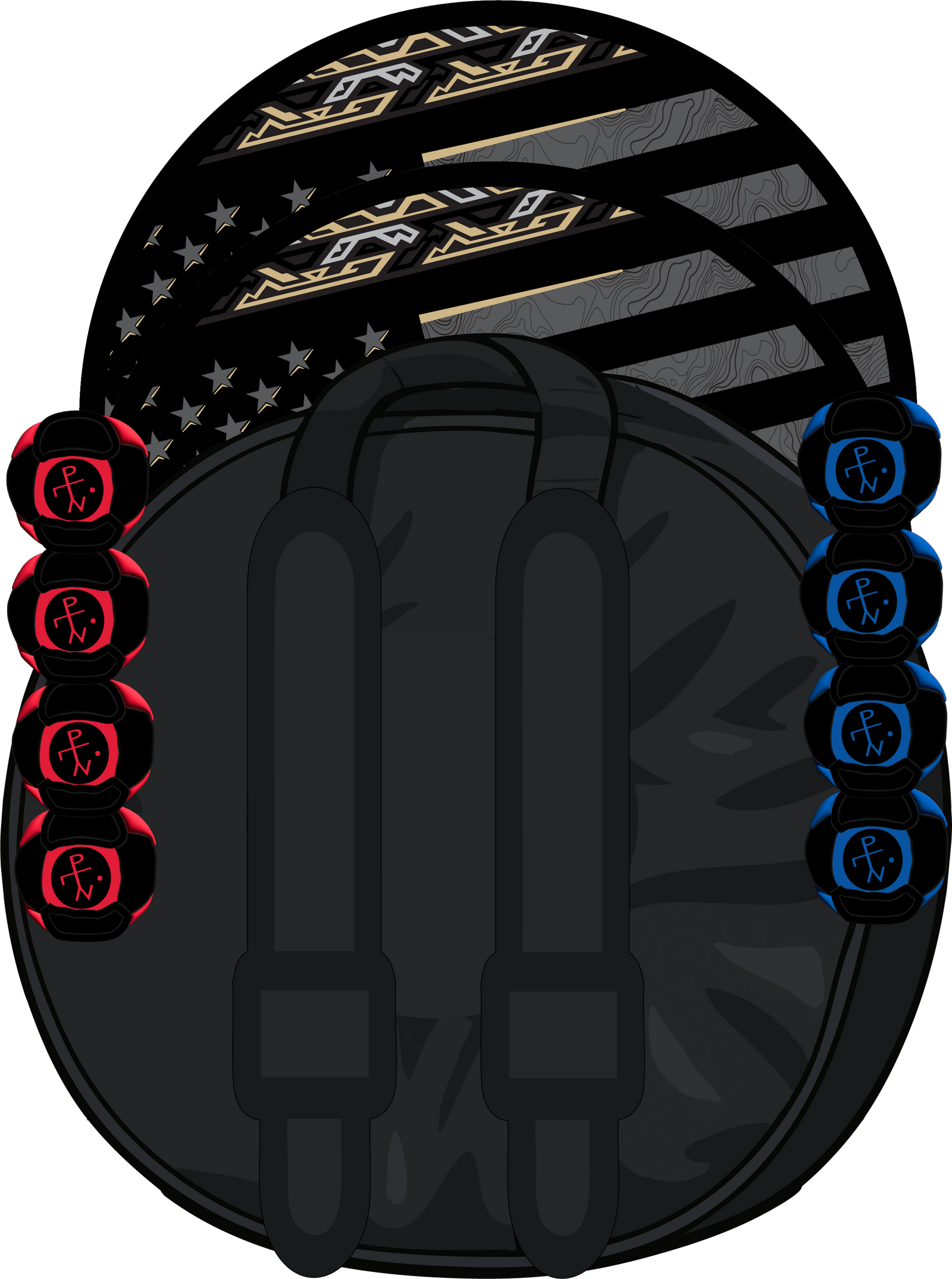🇺🇸 American Swag Black/Gold