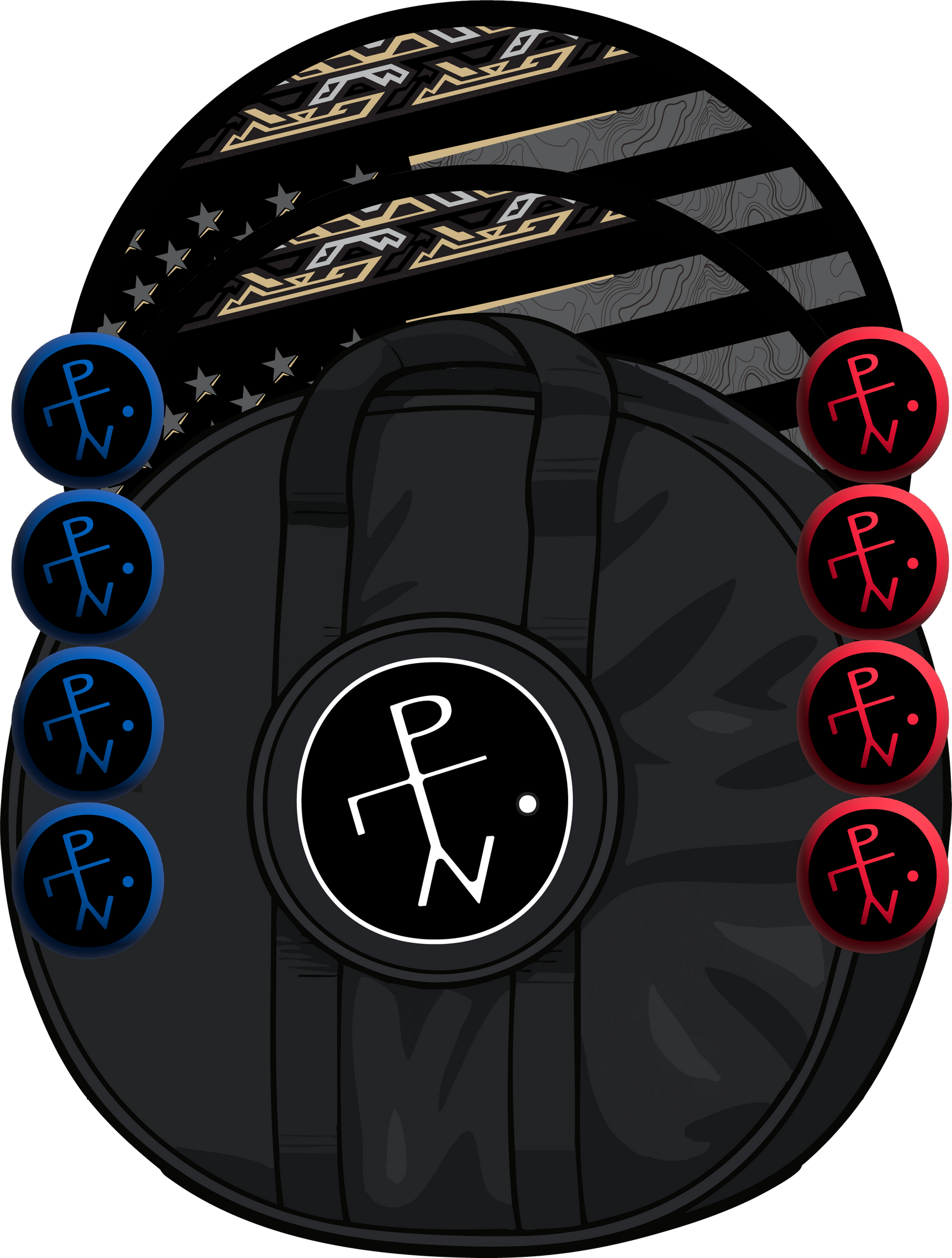 🇺🇸 American Swag Black/Gold