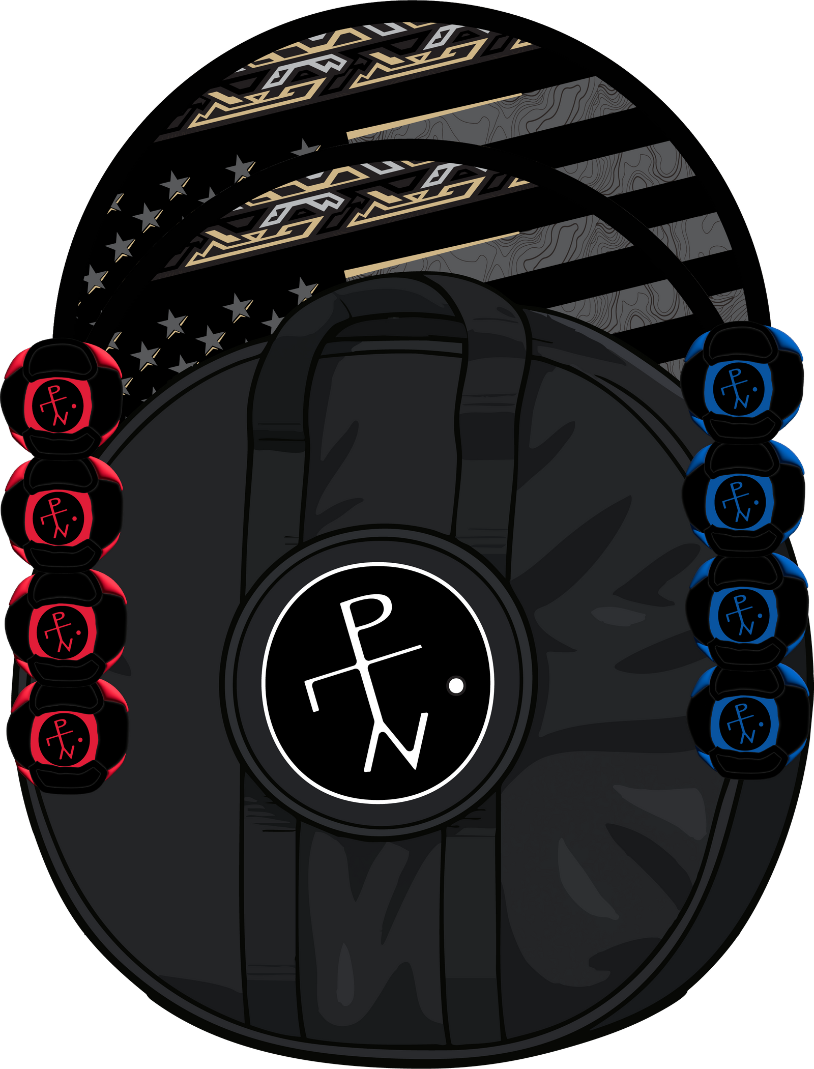 🇺🇸 American Swag Black/Gold