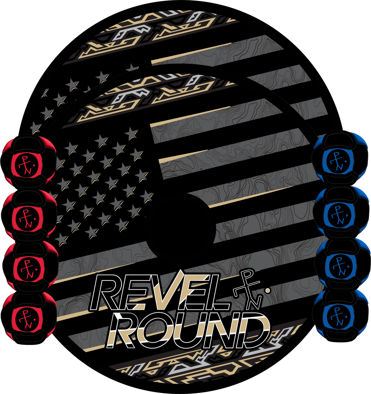 🇺🇸 American Swag Black/Gold