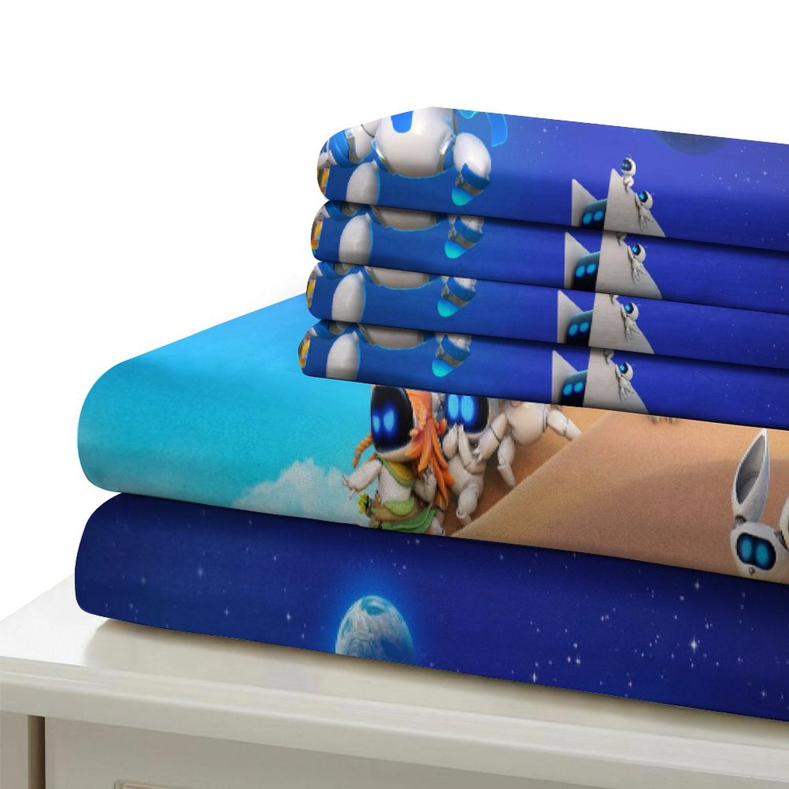 Astro Bot Bedding Set Quilt Cover Without Filler
