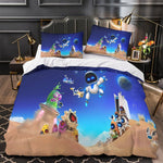 Astro Bot Bedding Set Quilt Cover Without Filler