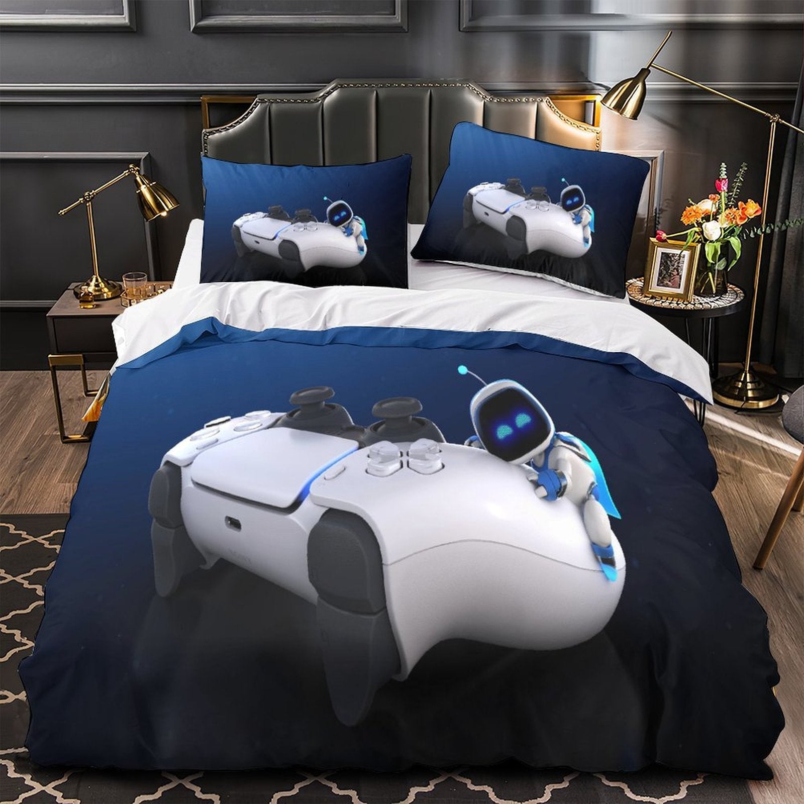 Astro Bot Bedding Set Quilt Cover Without Filler