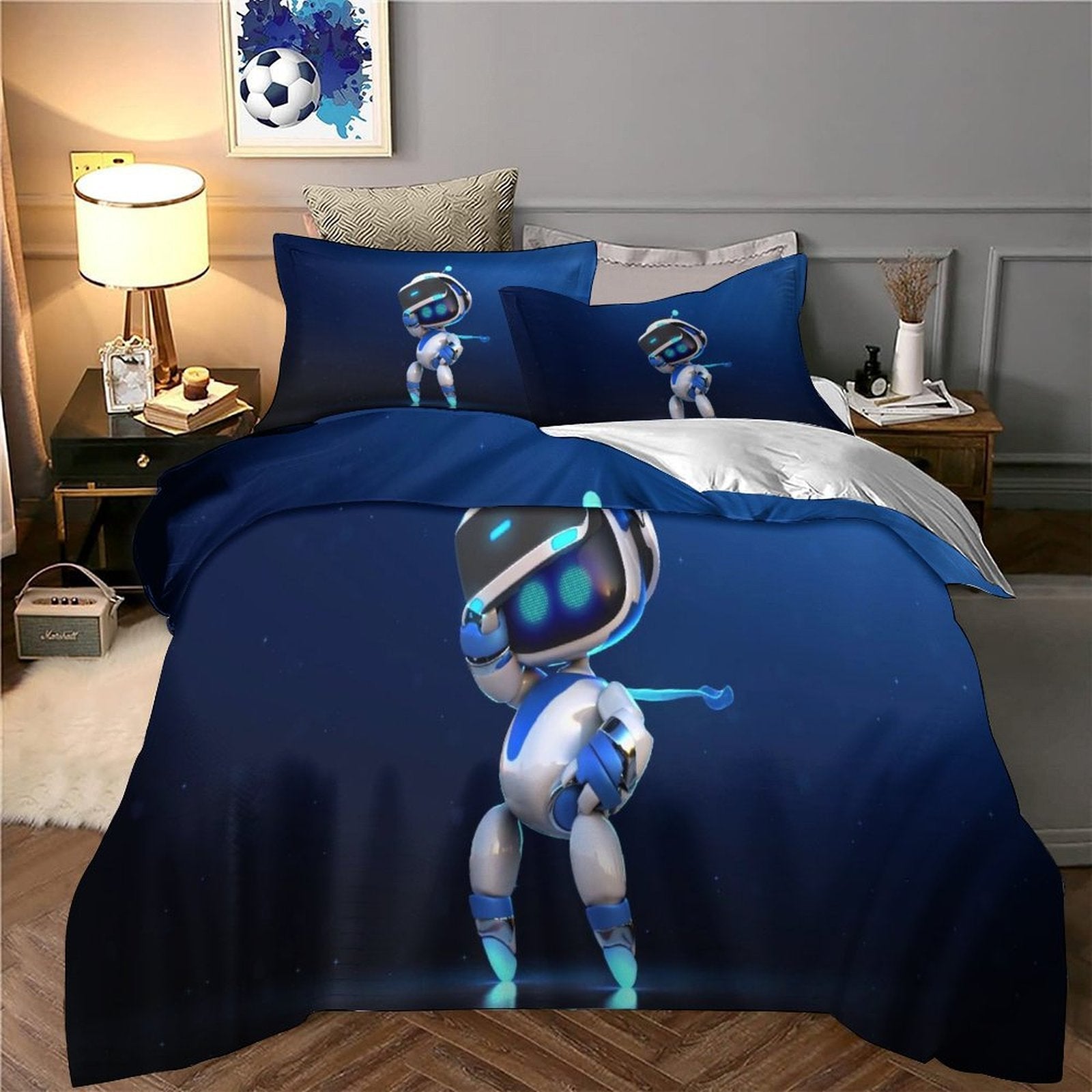 Astro Bot Bedding Set Quilt Cover Without Filler