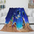 Astro Bot Blanket Flannel Throw Room Decoration