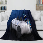 Astro Bot Blanket Flannel Throw Room Decoration