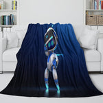 Astro Bot Blanket Flannel Throw Room Decoration
