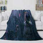 Astronaut Blanket Pattern Flannel Kids Room Throw